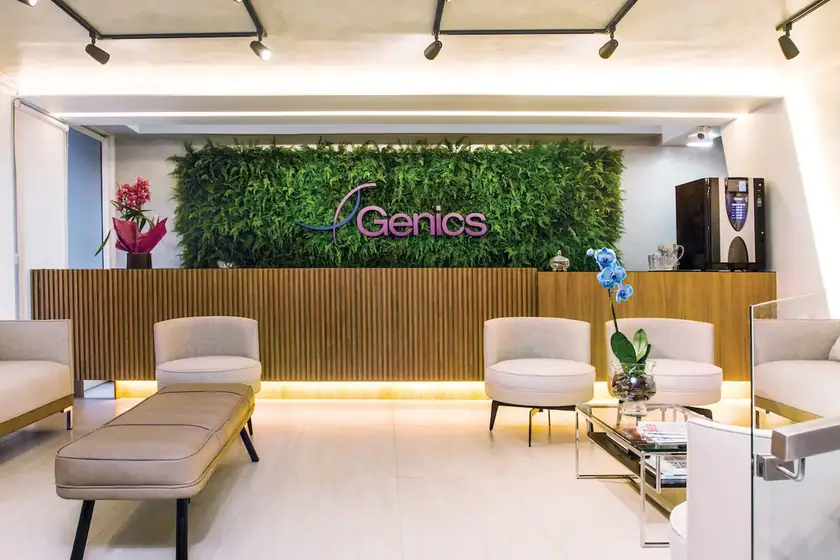 Recepção da Clínica Genics